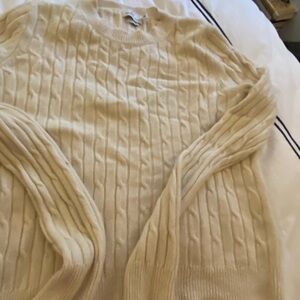 Cable Knit Cream Sweater